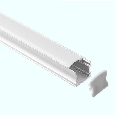 Silver Anodized Aluminium LED Profile for LED Light Industry