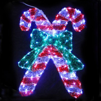 Christmas LED Outdoor Decorative Candy Cane Motif Lights