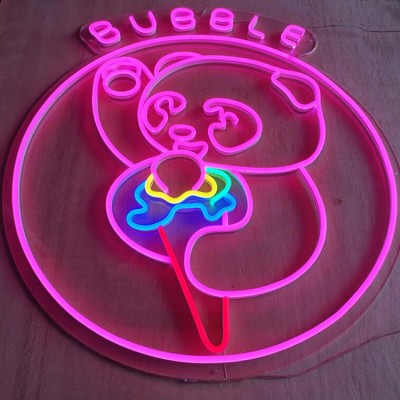 Custom Made Color Light Up 12V LED Cartoon Neon Flex Signs