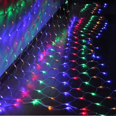 LED Net Mesh Fairy String Decorative Lights 200 LEDs Tree-wrap Warm White Lights for Christmas Outdoor