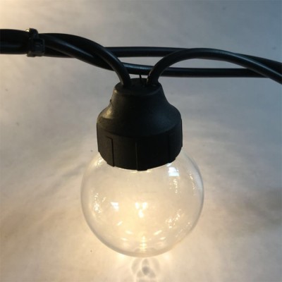 Factory price outdoor party patio vintage edison filament bulb fairy lamp led ball christmas light string light