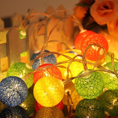 Led Cotton Balls String Light light decoration home string,lamps home decor lights,led christmas string lights led decorative